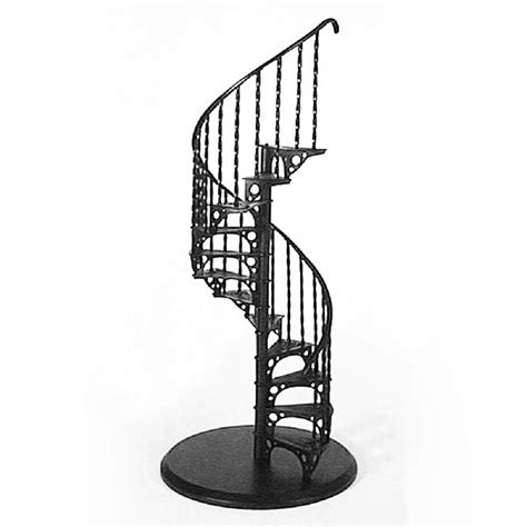 Dolls House Spiral Staircase Kit Metal 1:12 Scale Miniature Stair 